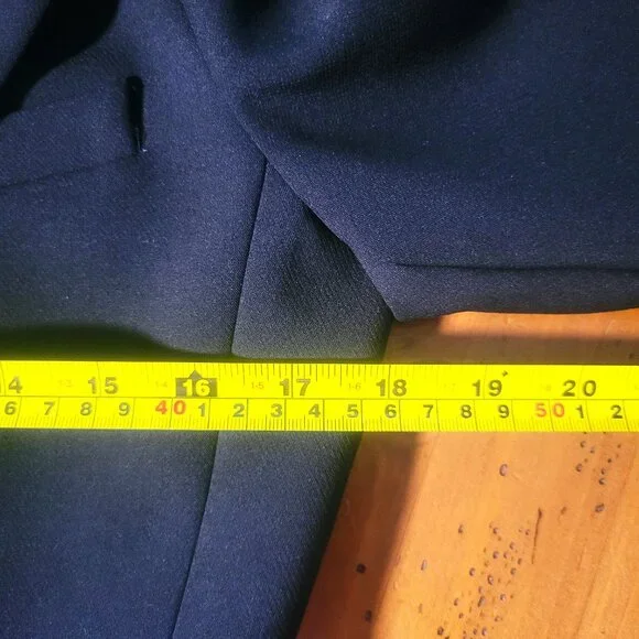 NWT! Zara Shoulder Pad Blazer - Black Tailor Fit - Women's Size M - Picture 15 of 16